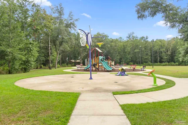 a park with kid zone
