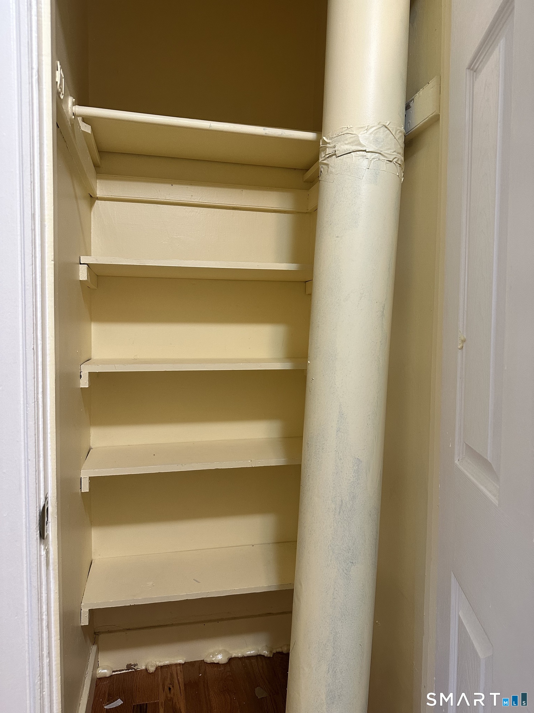 302 Dover Street Bridgeport, CT 06610 - Photo 20 of 40 a view of walk in closet with empty racks