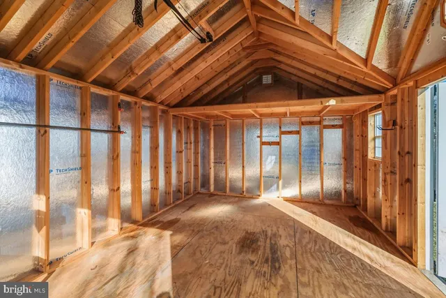 a front view of a house with a outdoor space