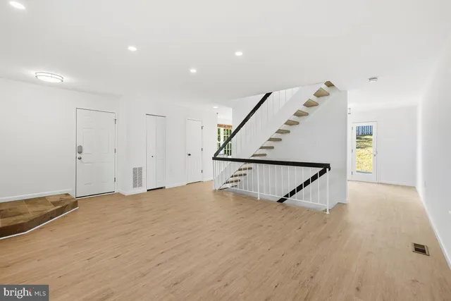 a view of an empty room