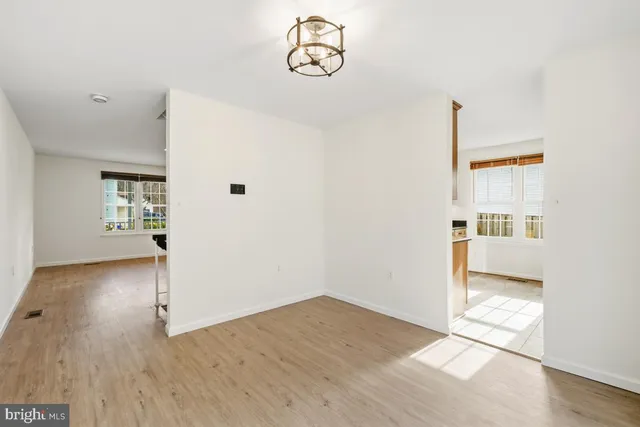 wooden floor in an empty room