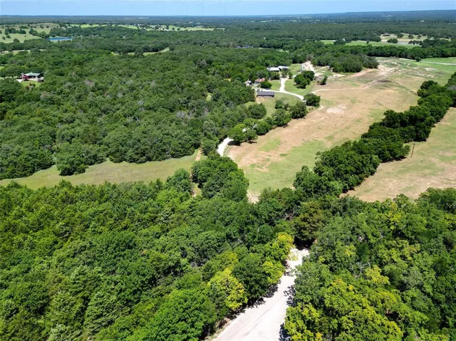 a view of a lake with a city