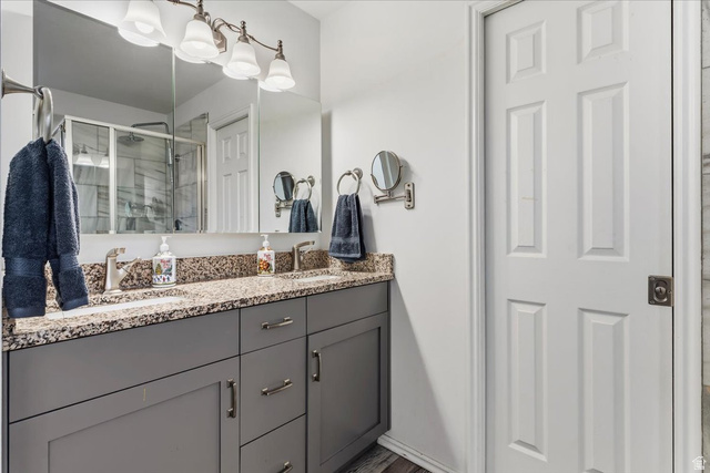 7975 Showcase Lane Sandy, UT 84094 - Photo 19 of 29 New double sink vanity in primary bath