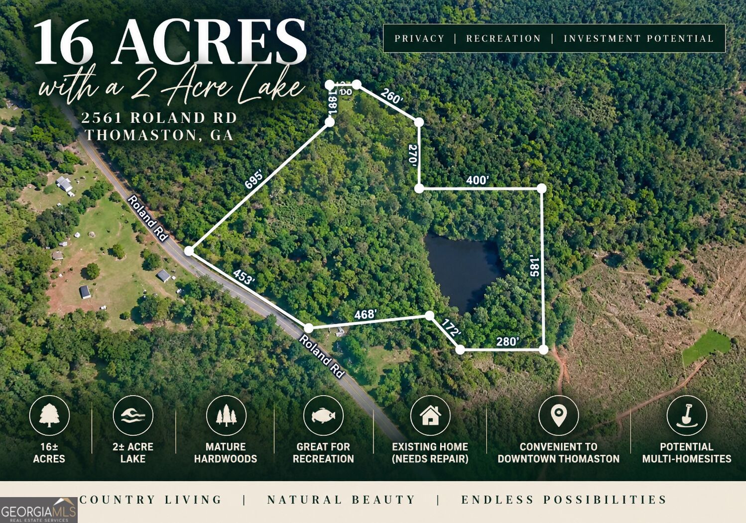 2561 Roland Road Thomaston, GA 30286 - Photo 1 of 1 Gallery Image 1