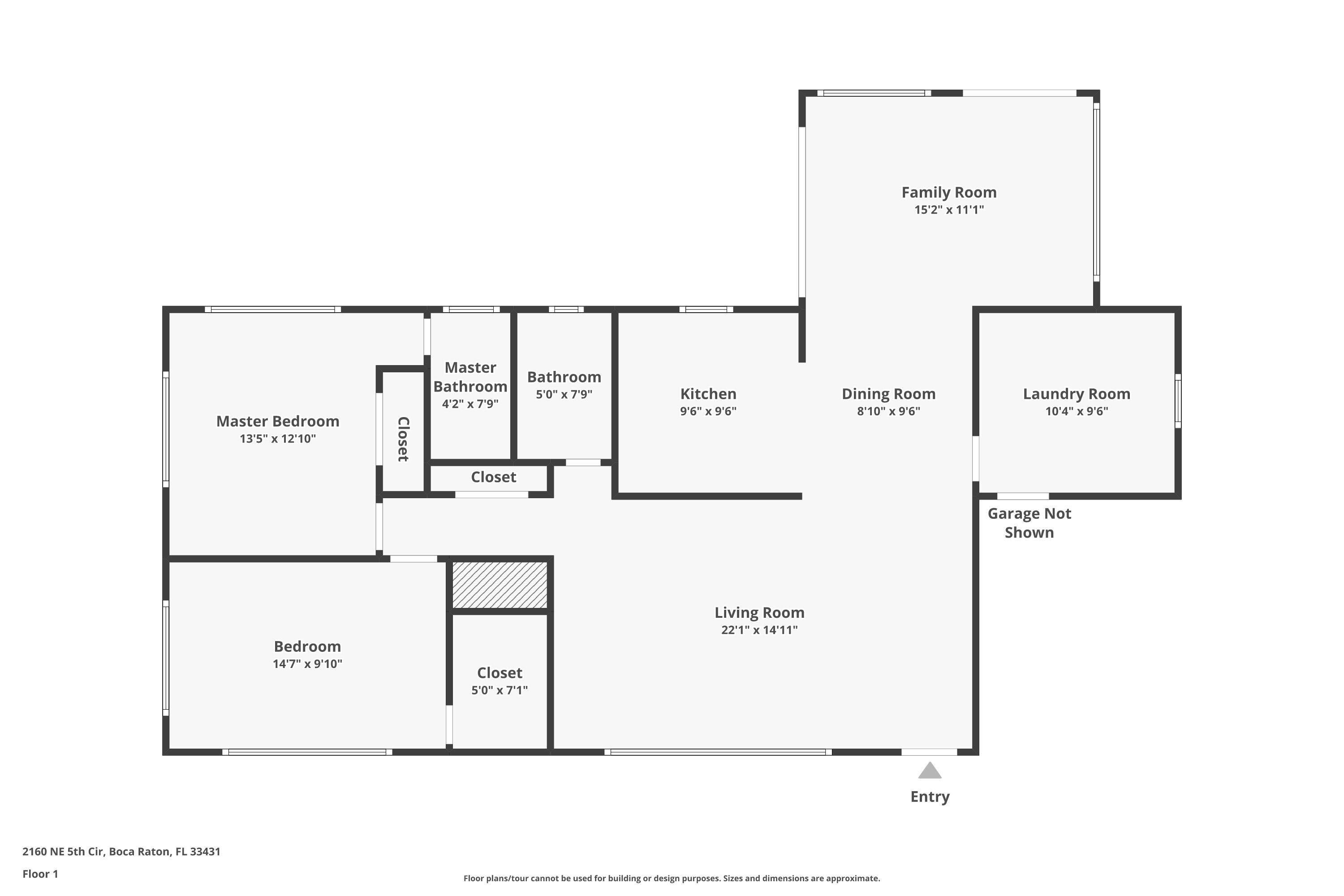 2160 Northeast 5th Circle Boca Raton, FL 33431 - Photo 10 of 10 Floor Plan