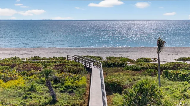 a view of beach and ocean