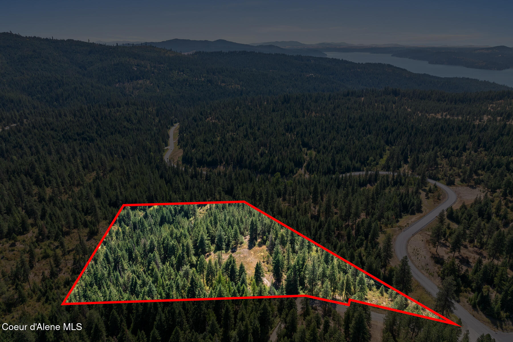 Lot 4 Fsr 439 Harrison, ID 83833 - Photo 16 of 16 Aerial_GothamBayLot-7_Outlined