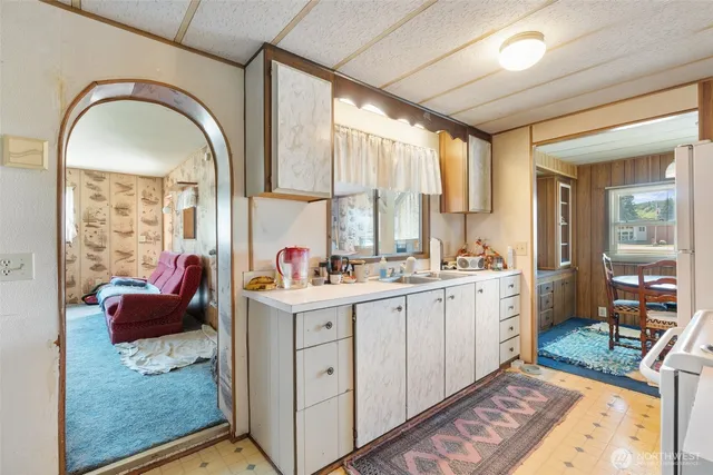 a very nice looking room with a large window