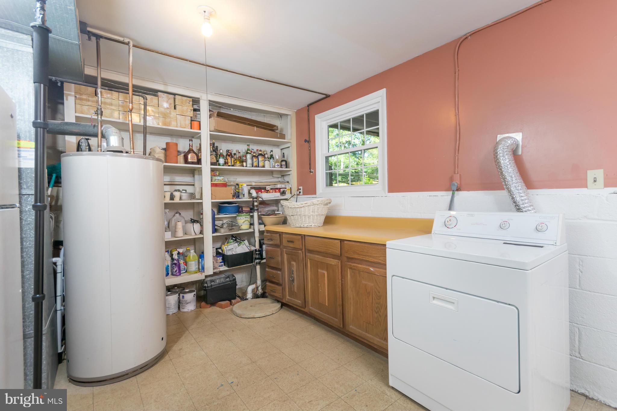 8621 Bradgate Road Alexandria, VA 22308 - Photo 22 of 30 Spacious Laundry/Utility Room