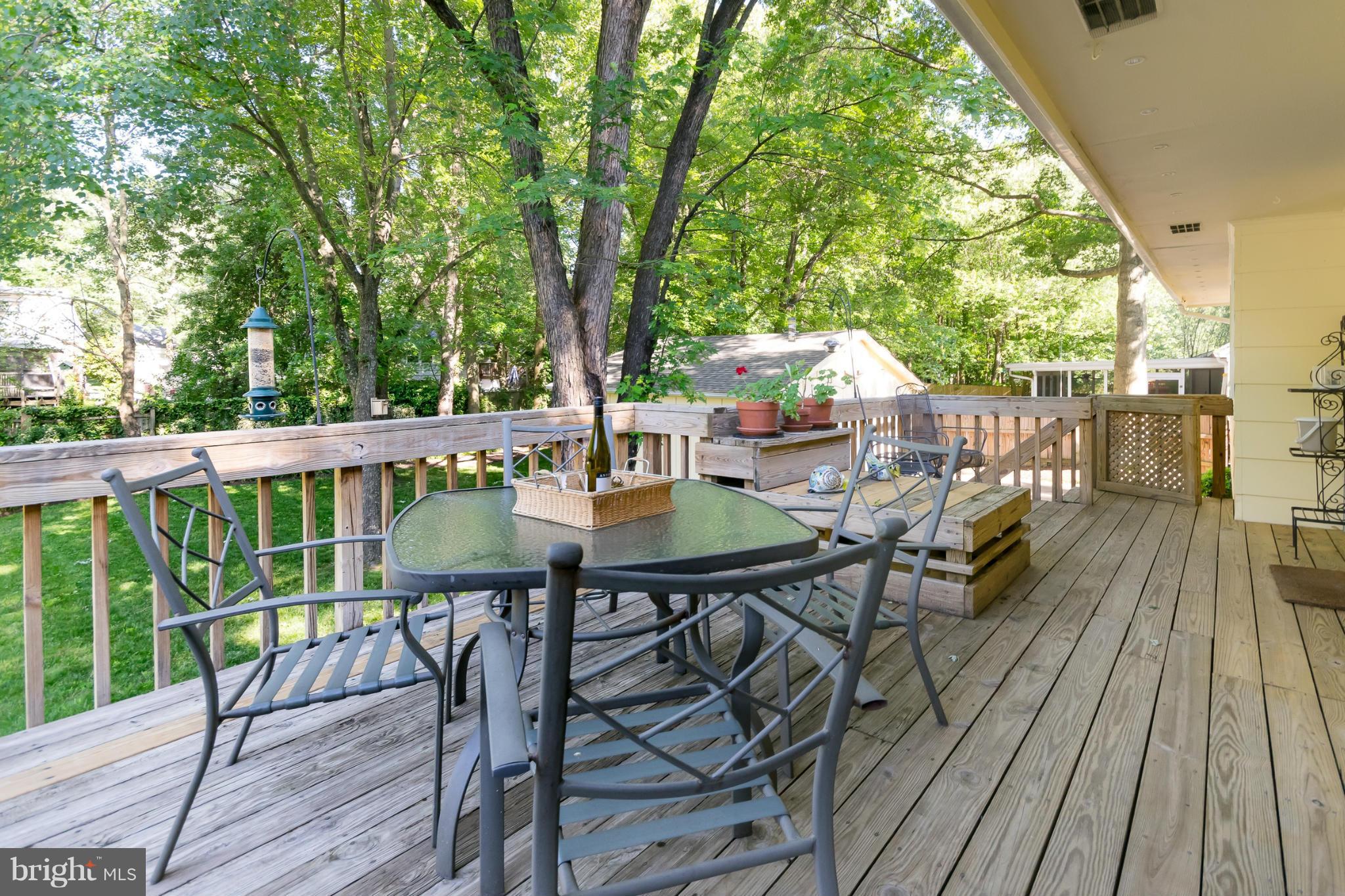 8621 Bradgate Road Alexandria, VA 22308 - Photo 27 of 30 Rear Deck