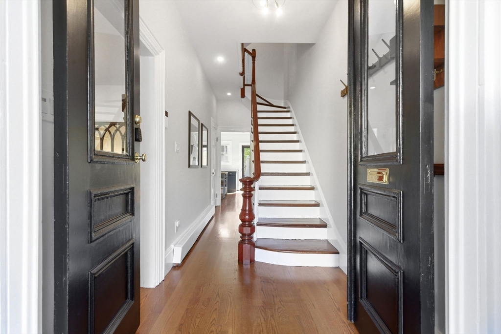 101 Forbes Street Boston, MA 02130 - Photo 5 of 38 a view of an entryway with wooden floor