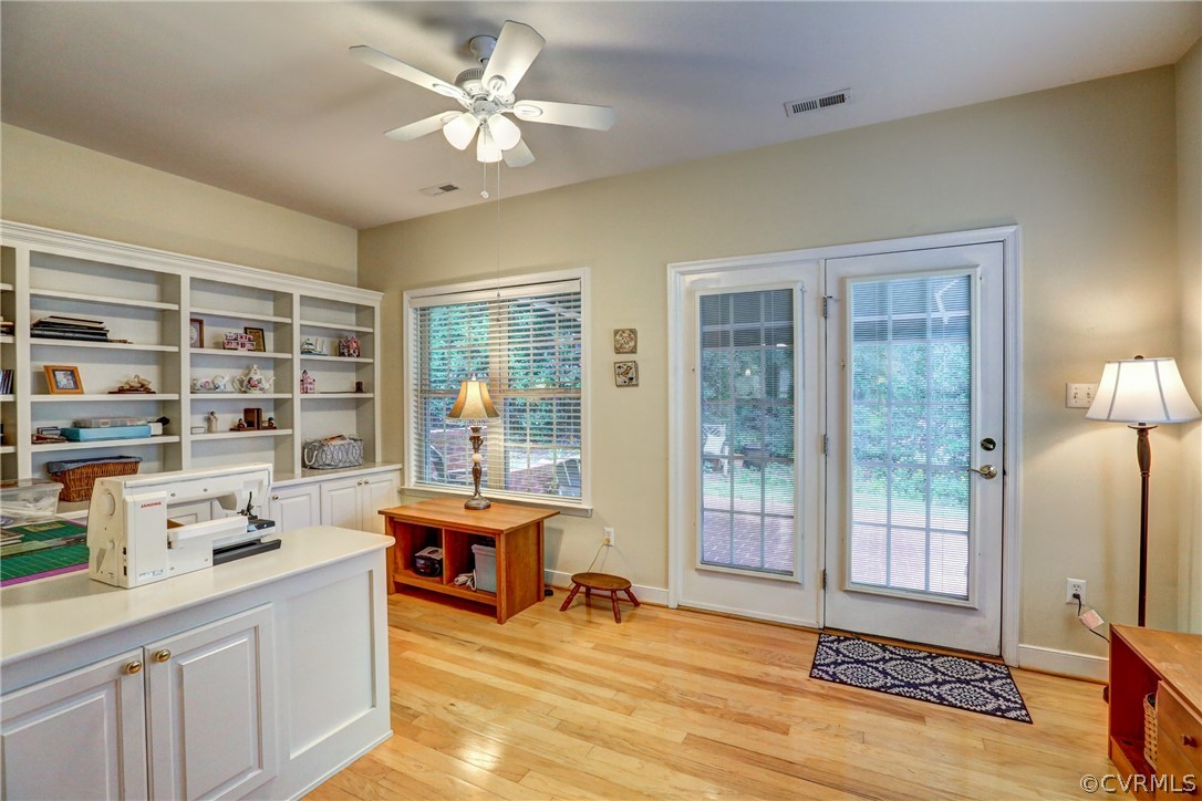 2232 Waters Mill Circle Richmond, VA 23235 - Photo 18 of 35 Office with built-ins, tons of light and French Do