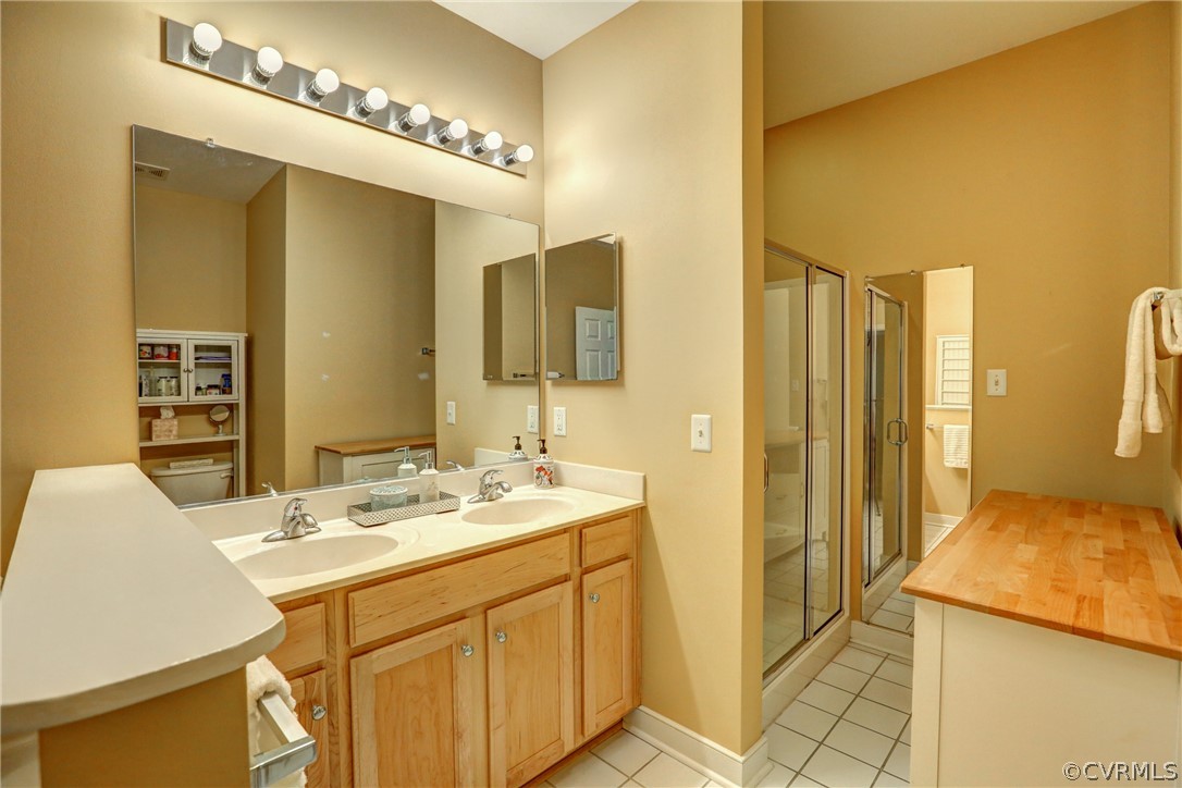 2232 Waters Mill Circle Richmond, VA 23235 - Photo 25 of 35 Double Vanity! Walk-in Shower with Shower Seat!