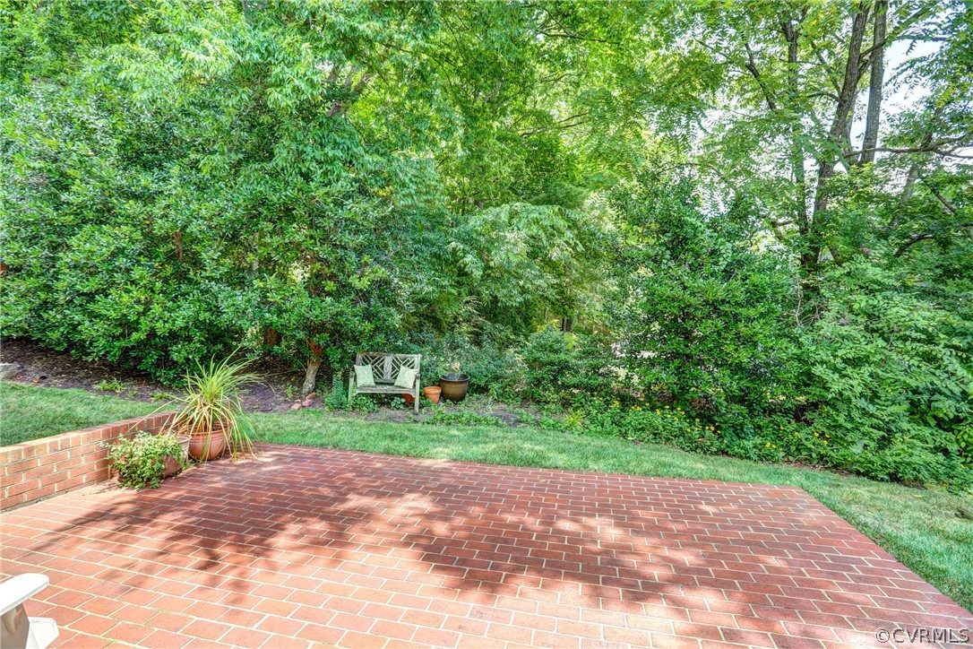 2232 Waters Mill Circle Richmond, VA 23235 - Photo 31 of 35 View of Private Back Yard and Brick Patio