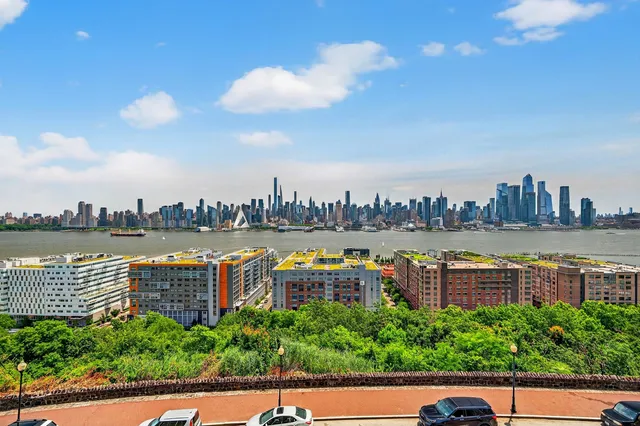 a view of city and lake