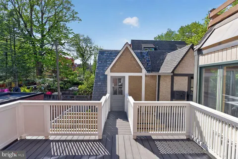 a view of a roof deck