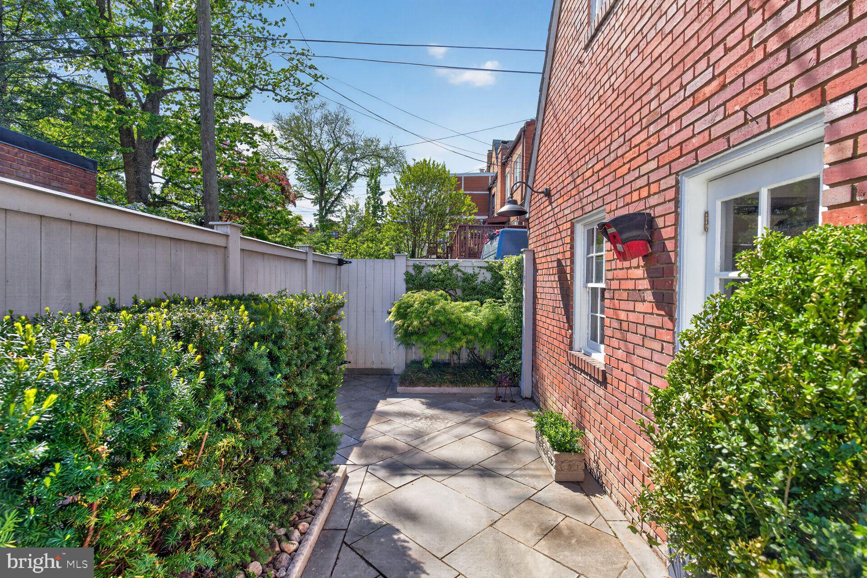 1616 44th Street Northwest Washington, DC 20007 - Photo 41 of 51 a view of a backyard with plants