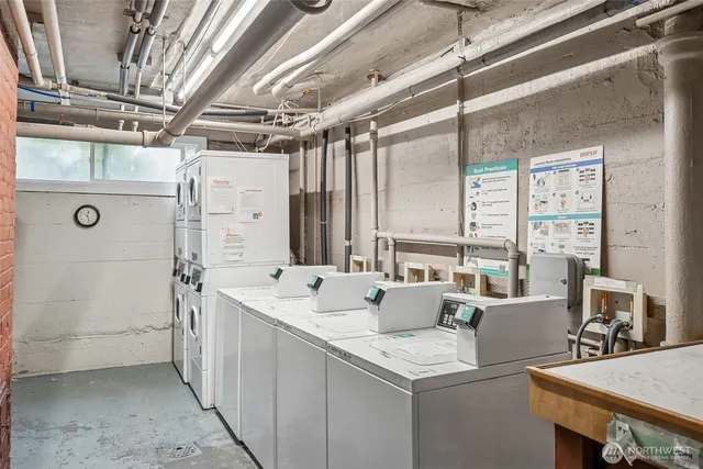 a room with gym equipment