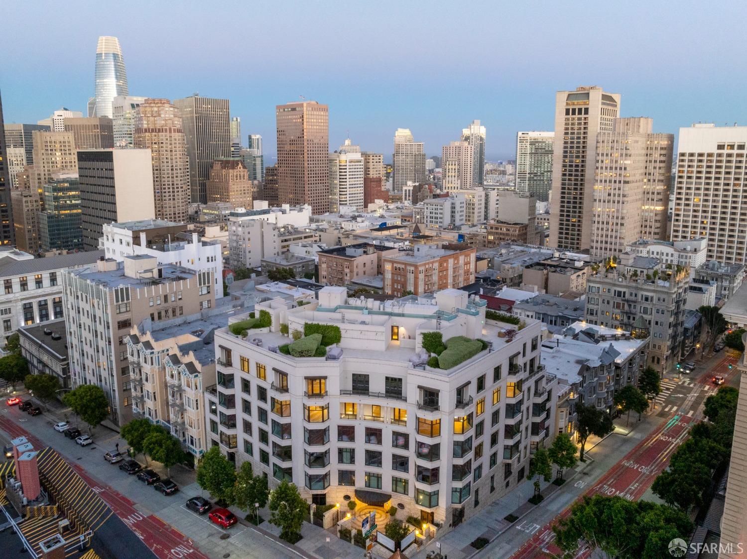 875 California Street, Unit 403 San Francisco, CA 94108 - Photo 23 of 56 a picture of city view