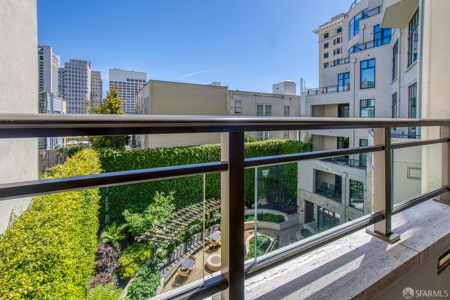 875 California Street, Unit 403 San Francisco, CA 94108 - Photo 40 of 56 a view of city from a balcony