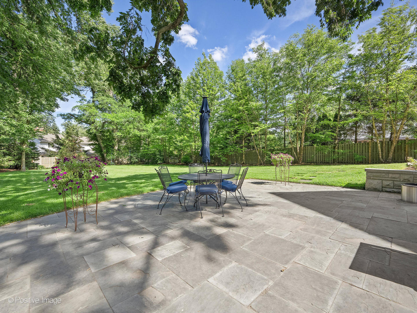 841 South County Line Road Hinsdale, IL 60521 - Photo 9 of 15 a view of backyard with swimming pool and green space