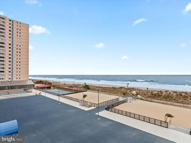 a view of an ocean and beach