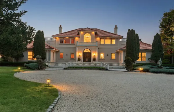 a view of swimming pool from a balcony