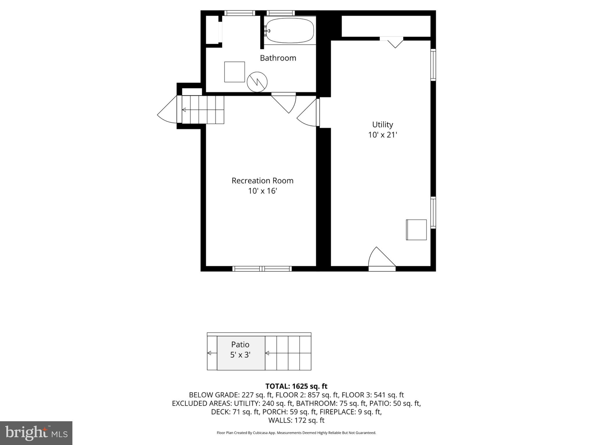 7419 Farnum Street Springfield, VA 22151 - Photo 23 of 26 a picture of a room with a floor plan