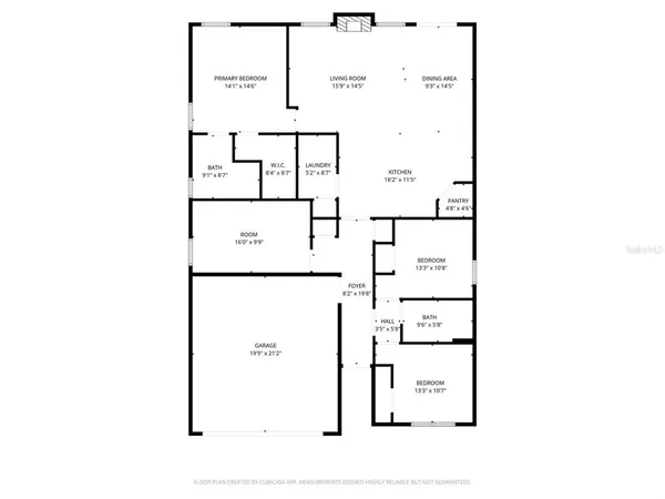 a picture of a floor plan
