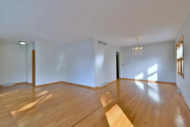 a view of an empty room