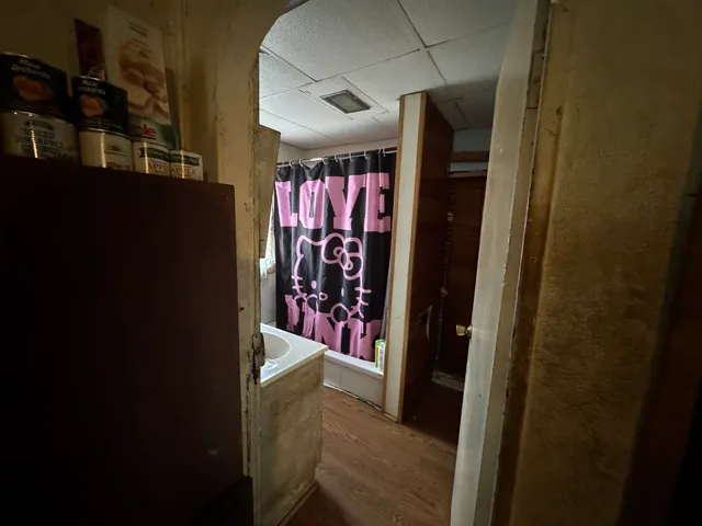 a view of a elevator