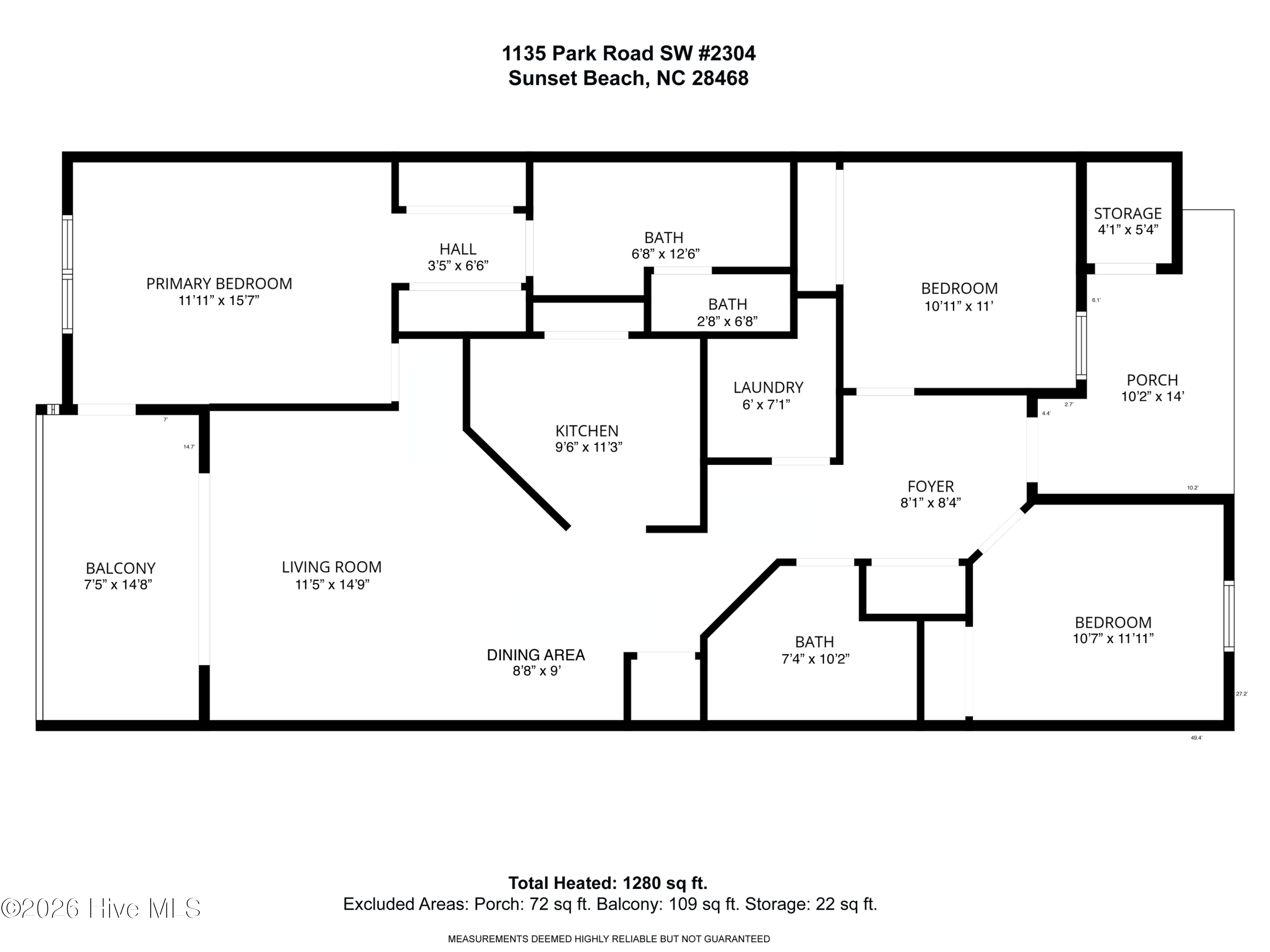 1135 Park Road Southwest, Unit 2304 Sunset Beach, NC 28468 - Photo 44 of 45