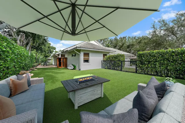 a view of a couches in a patio
