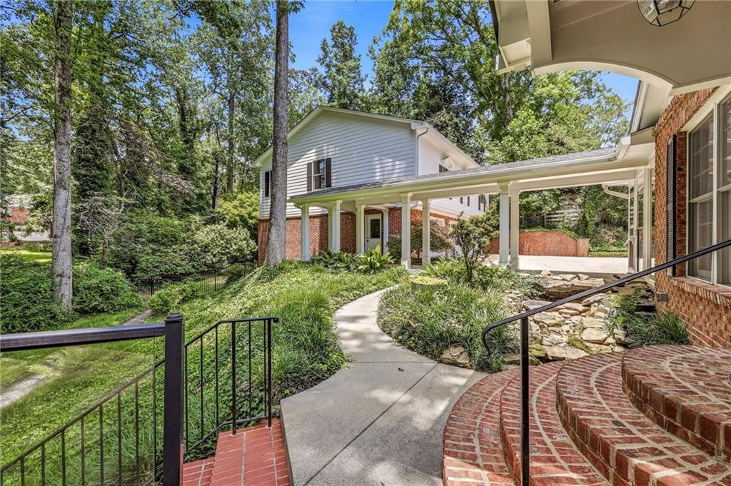 1281 Springdale Road Gainesville, GA 30501 - Photo 13 of 91 a view front of house with a yard