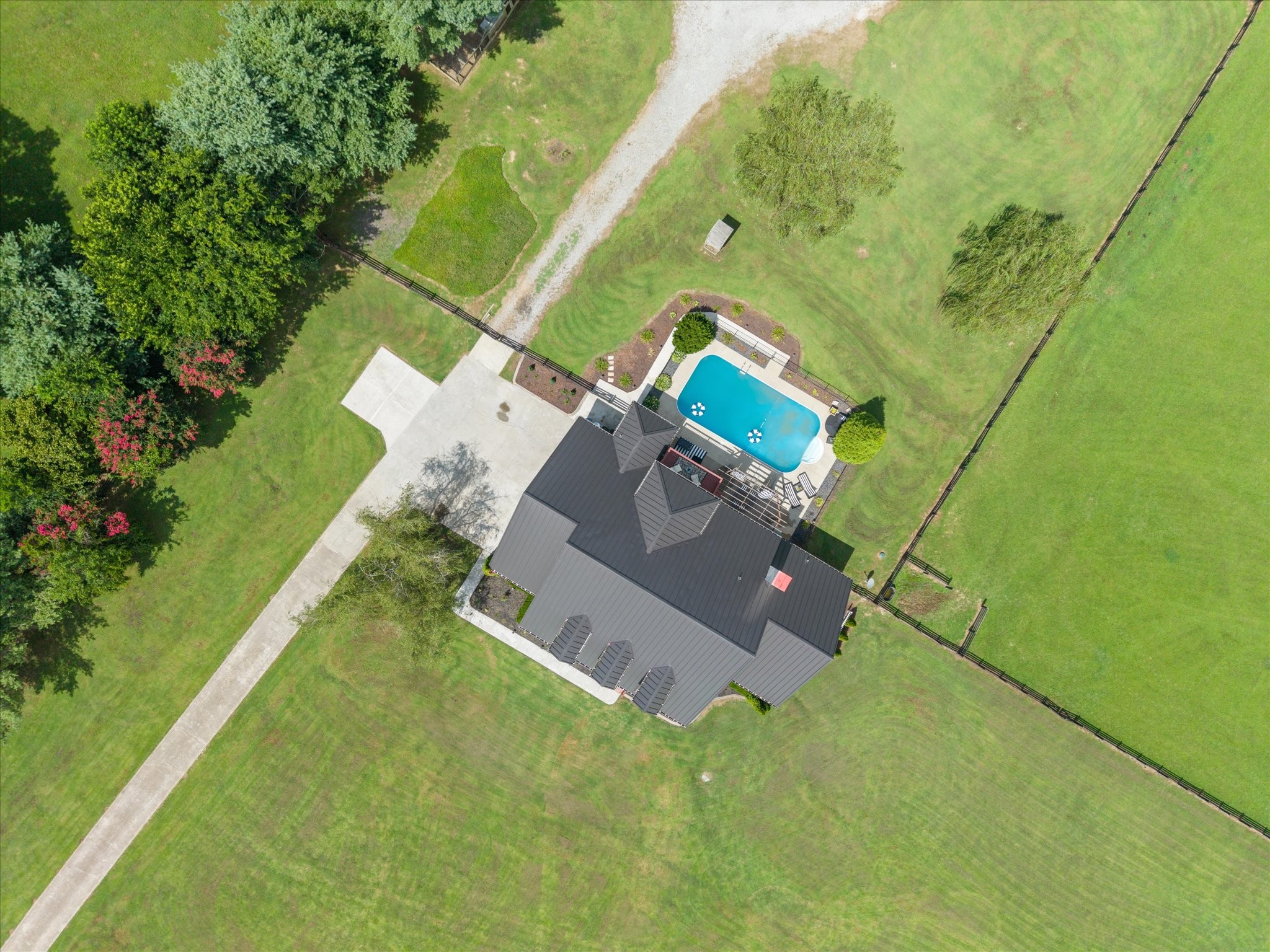 1779 Sedberry Road Franklin, TN 37064 - Photo 17 of 71 an aerial view of a house with a yard basket ball court and outdoor seating