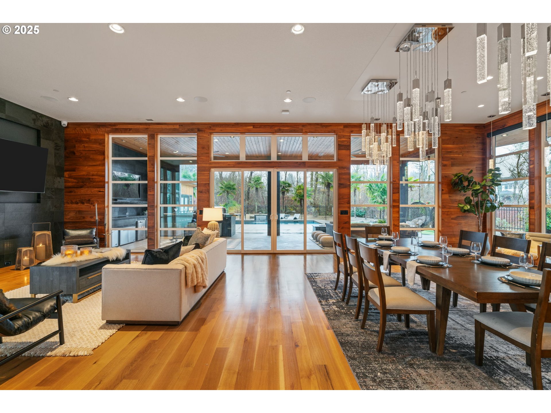6730 Northwest Longbow Lane Camas, WA 98607 - Photo 13 of 45 a living room with furniture and a large window