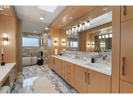 a view of a kitchen with a sink