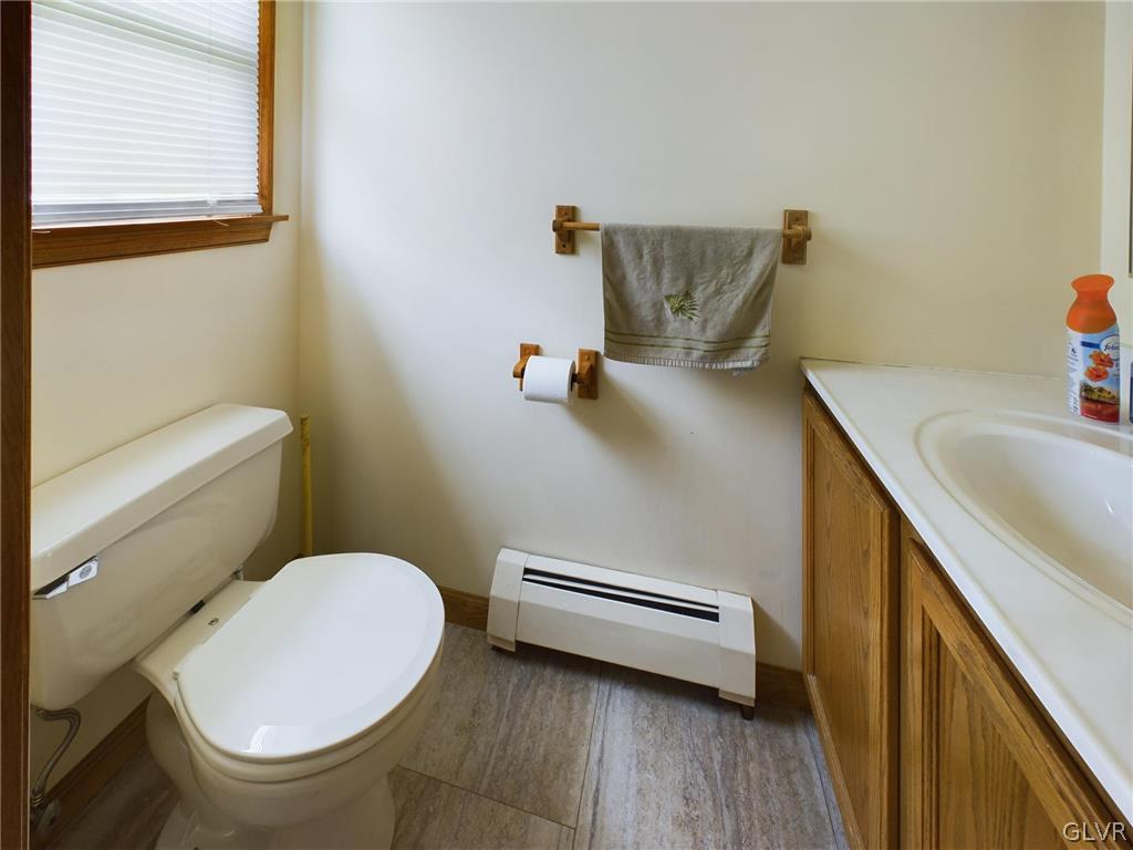 228 Barlieb Road Nazareth, PA 18064 - Photo 13 of 27 a bathroom with a sink and a toilet
