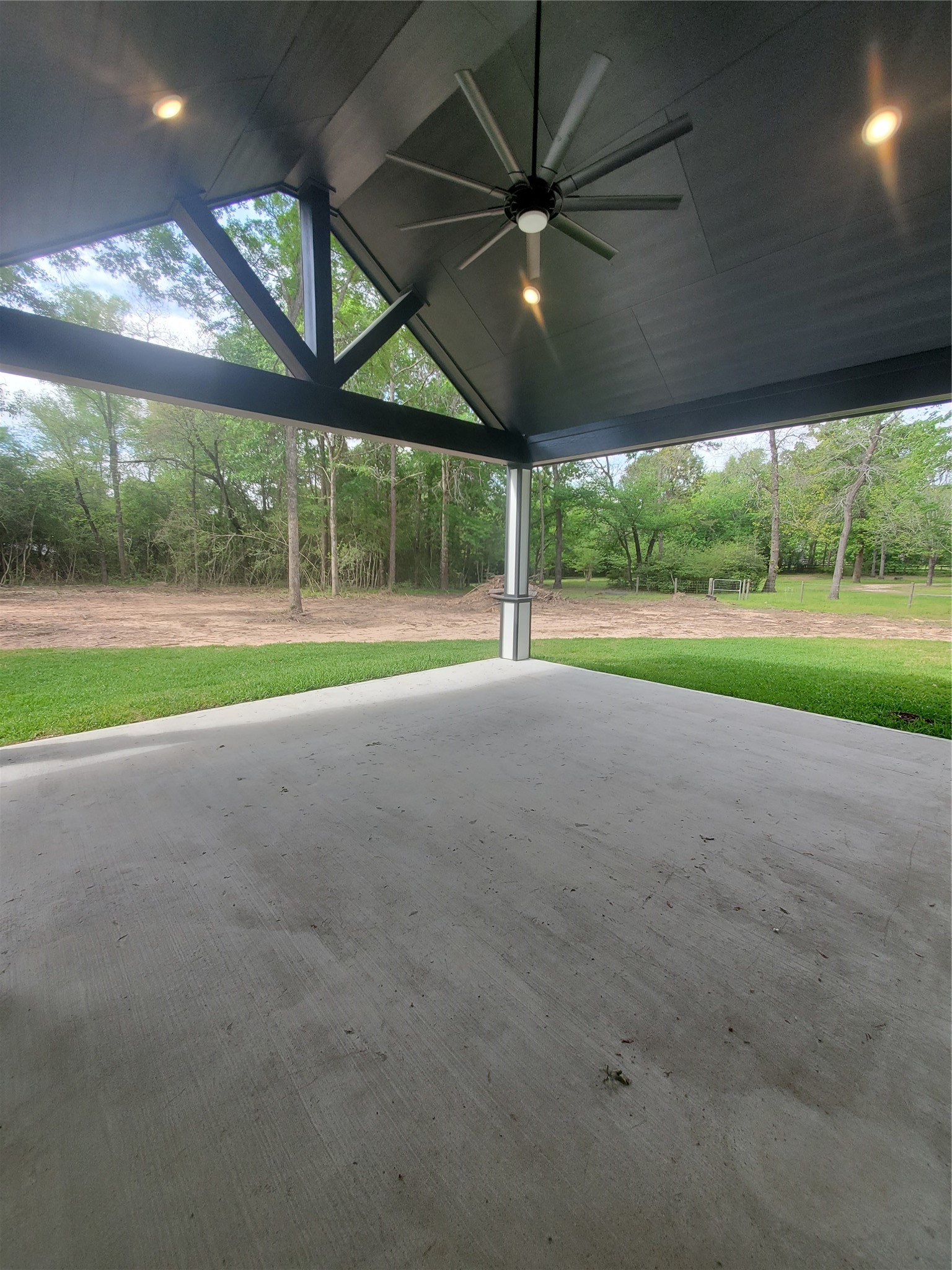 24647 Oak Creek Road Hockley, TX 77447 - Photo 35 of 47 a view of outdoor space with porch and entertaining space