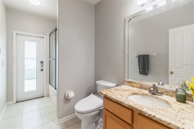 a view of a golf course with a garden