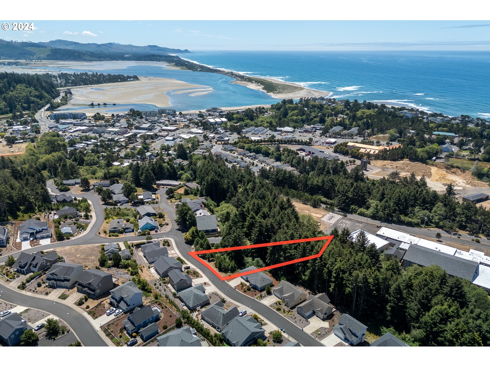 0 Southeast Inlet Avenue, Unit 34 Lincoln City, OR 97367 - Photo 3 of 9 an aerial view of tennis court
