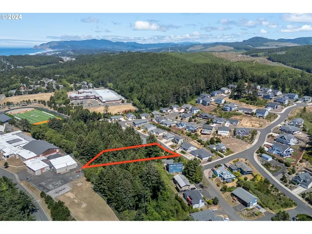 a view of a city with mountain