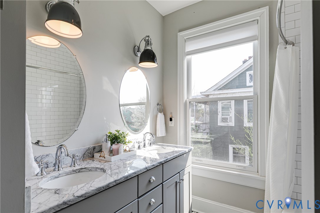 112 West Lancaster Road Richmond, VA 23222 - Photo 21 of 40 Such a beautiful vanity with two sinks and plenty