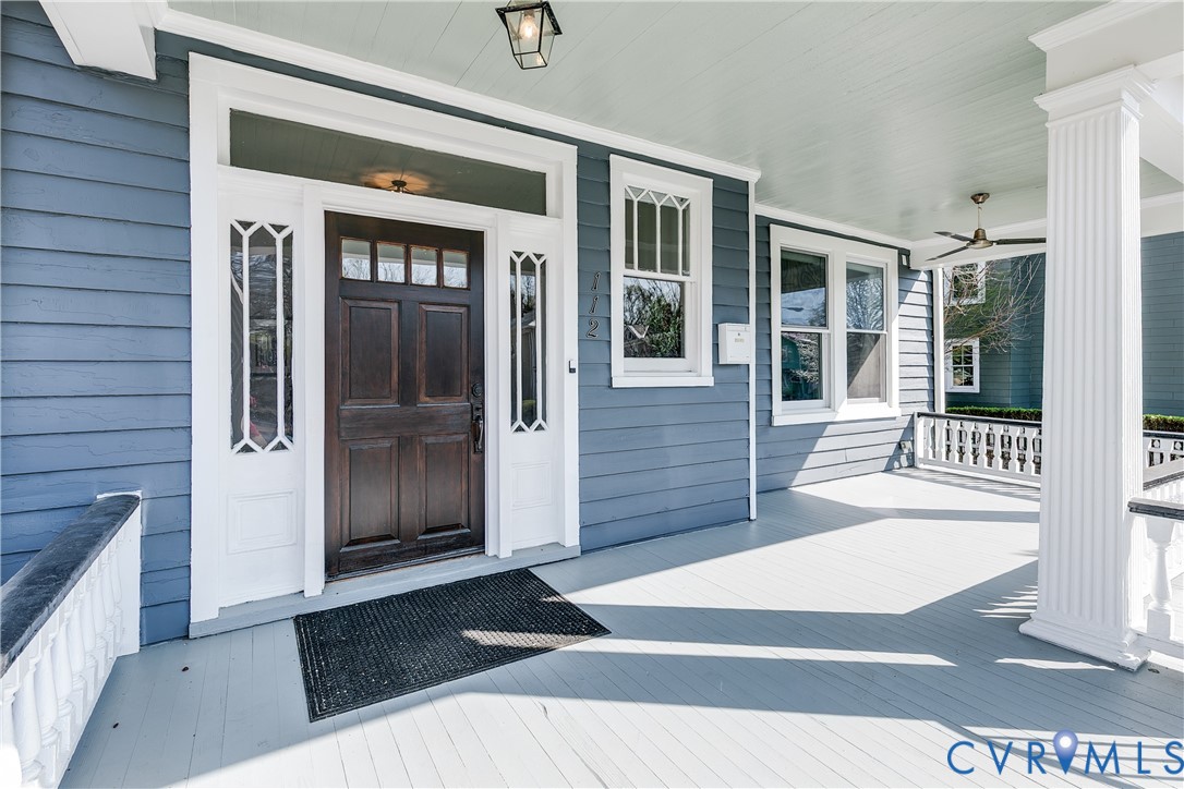 112 West Lancaster Road Richmond, VA 23222 - Photo 3 of 40 The large front porch is perfect for relaxing on a