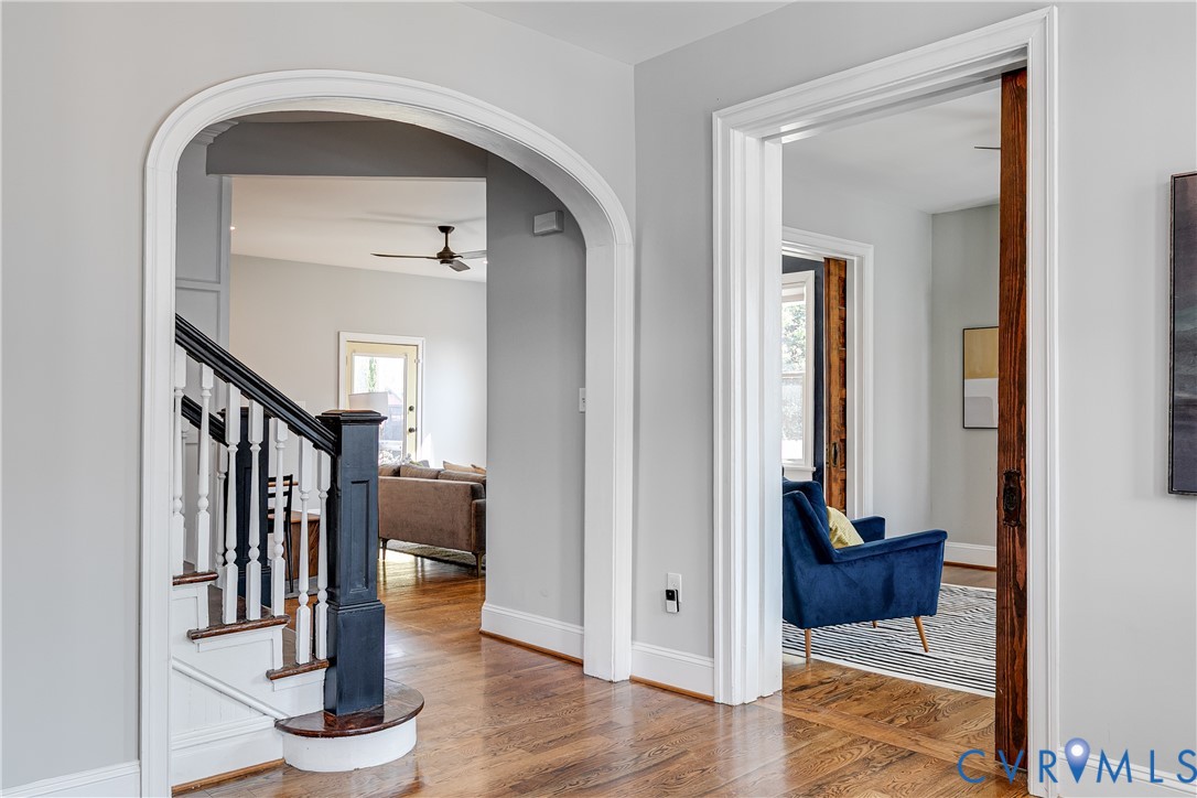 112 West Lancaster Road Richmond, VA 23222 - Photo 8 of 40 With the bookshelves at your back, you can see int