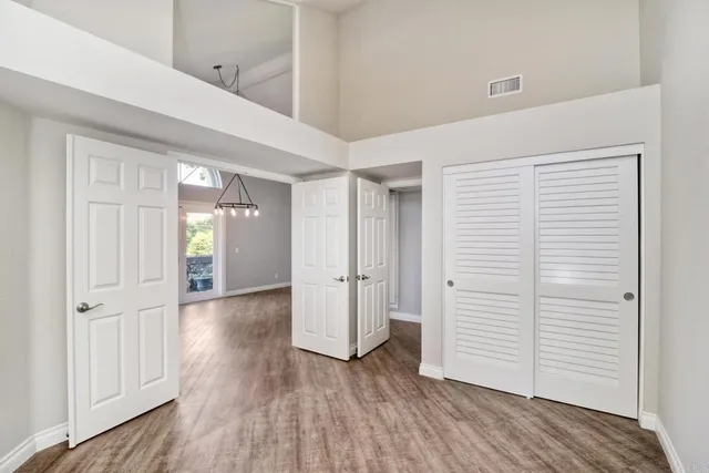 wooden floor in an empty room