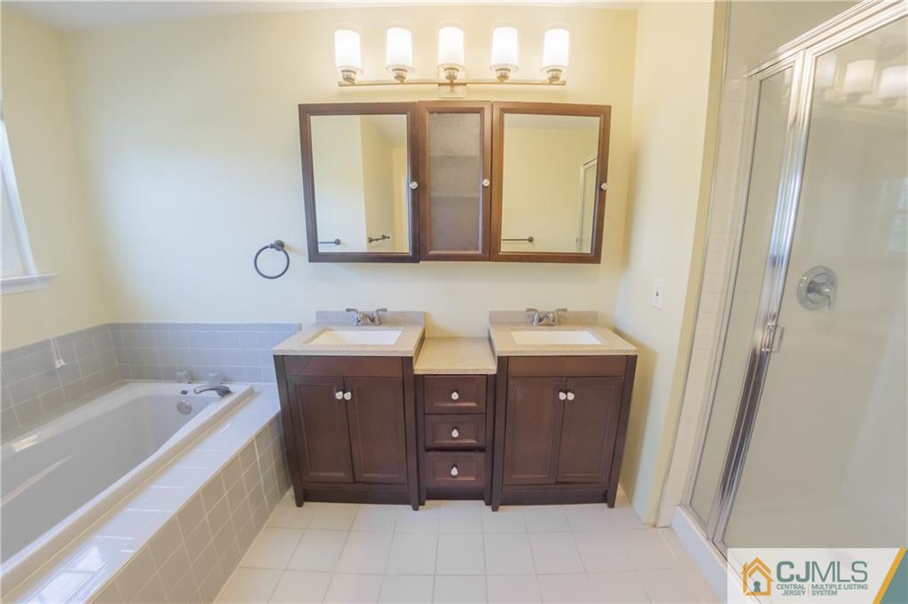 380 Draco Road Piscataway, NJ 08854 - Photo 29 of 35 a bathroom with a sink bathtub and a mirror