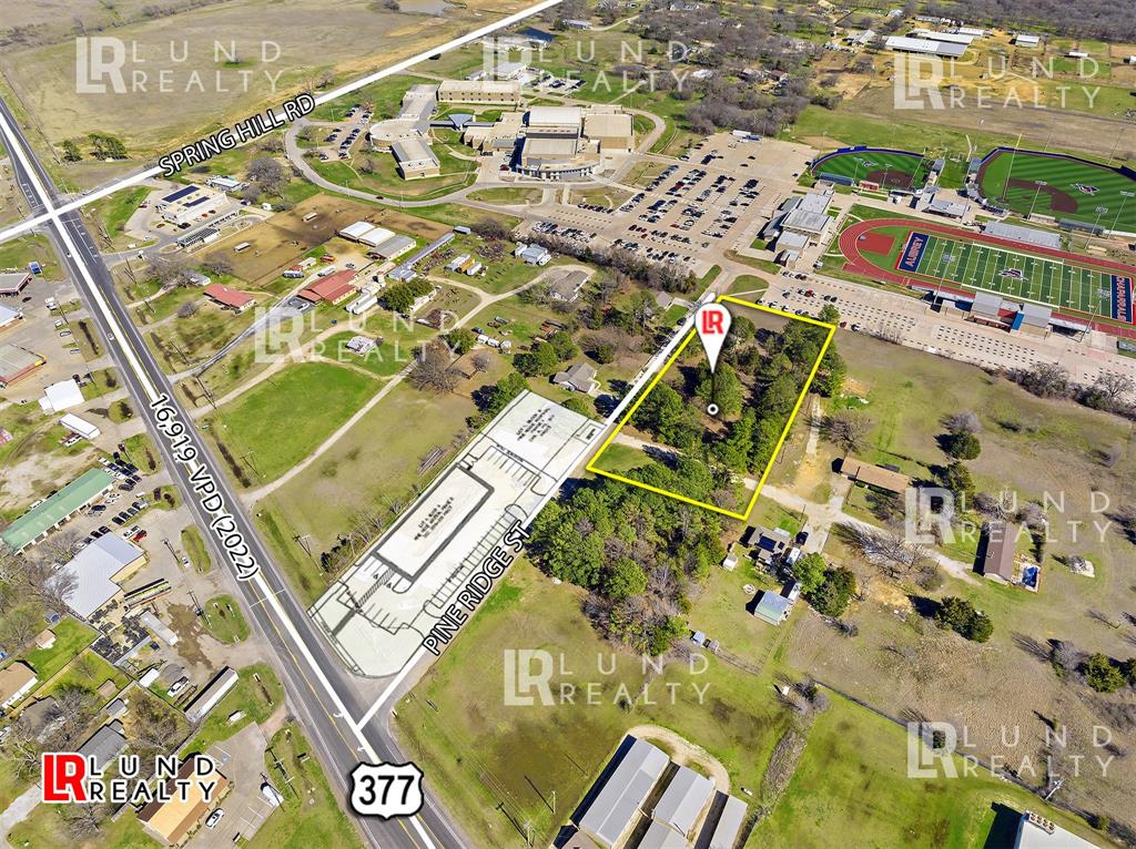 1.6-acres Pine Ridge Street Aubrey, TX 76227 - Photo 8 of 10 an aerial view of a city