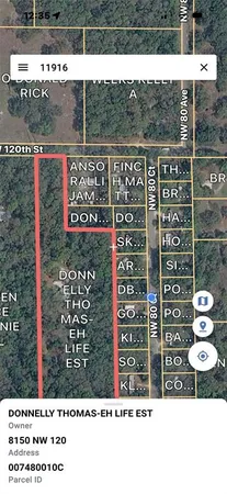 $25,000 | 11916 Northwest 80 Court, Chiefland, FL 32626
