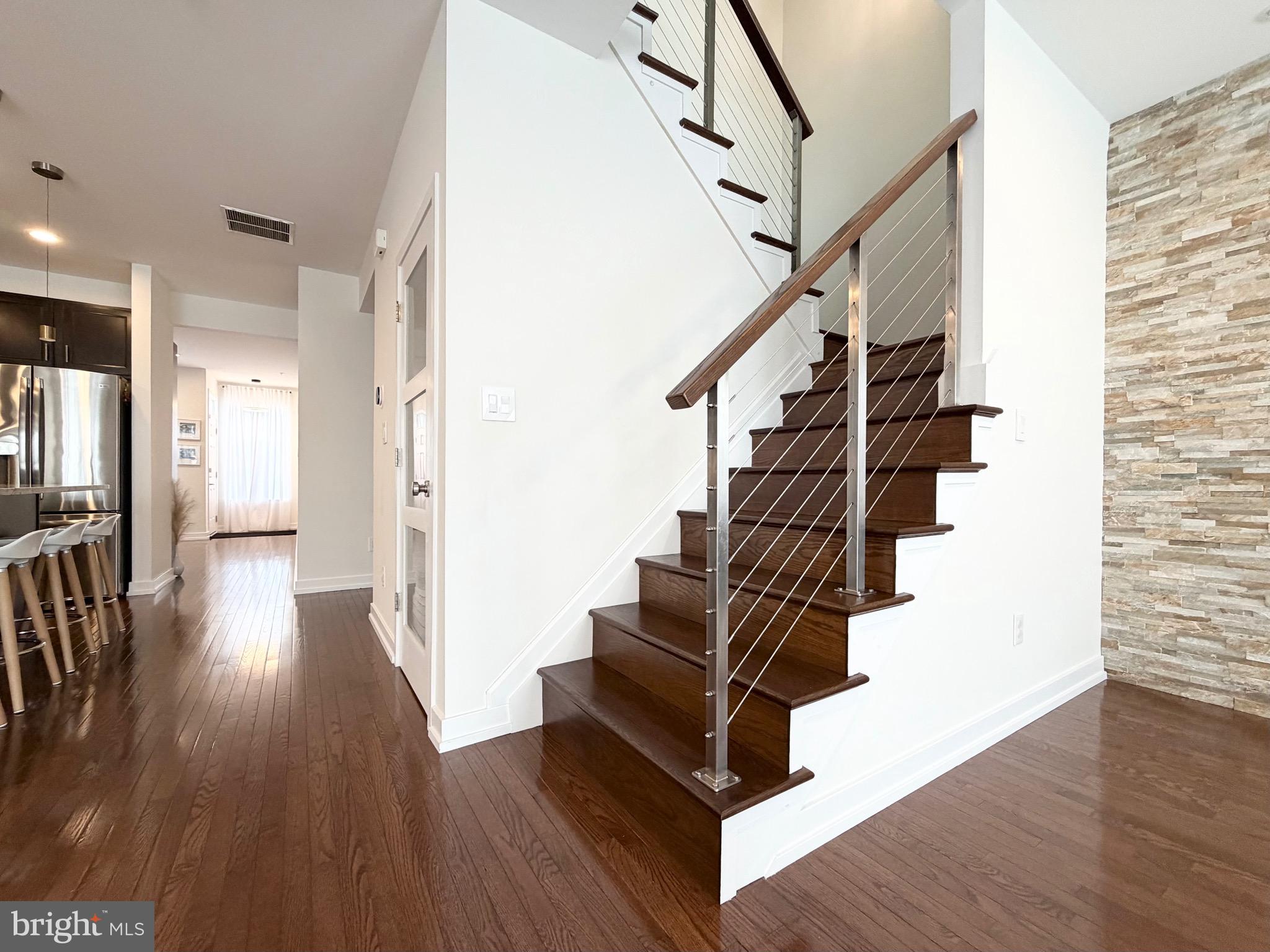 308 Roarks Trail Warminster, PA 18974 - Photo 23 of 68 a view of entryway and hall with wooden floor
